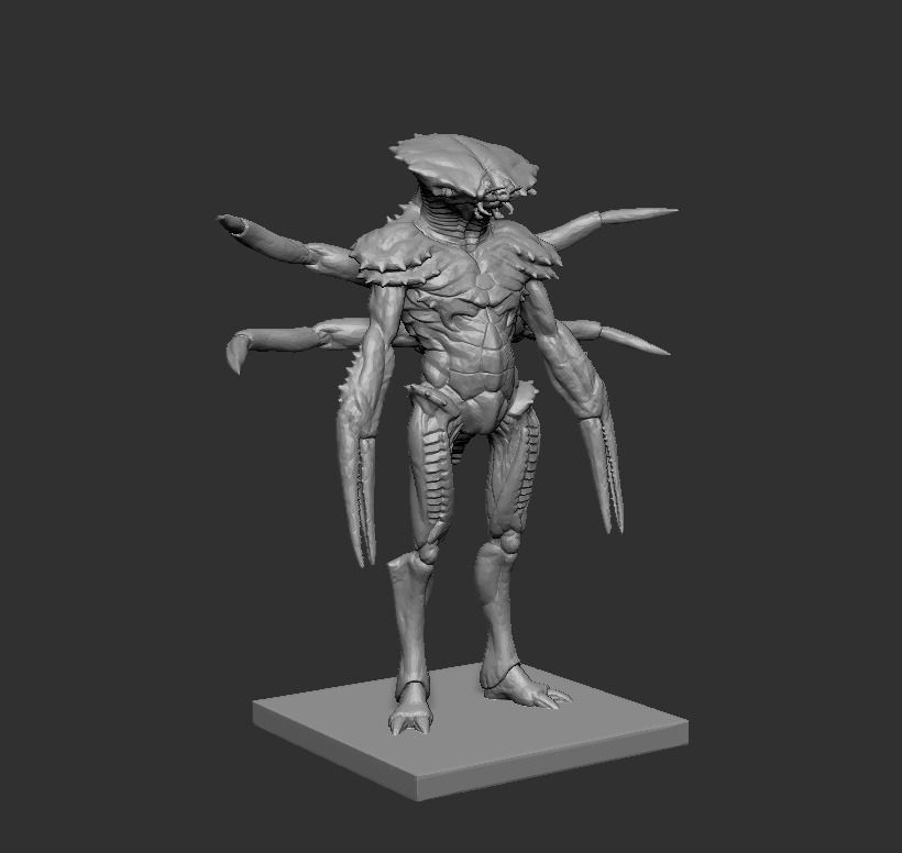 Crab Humanoid Free 3D print model