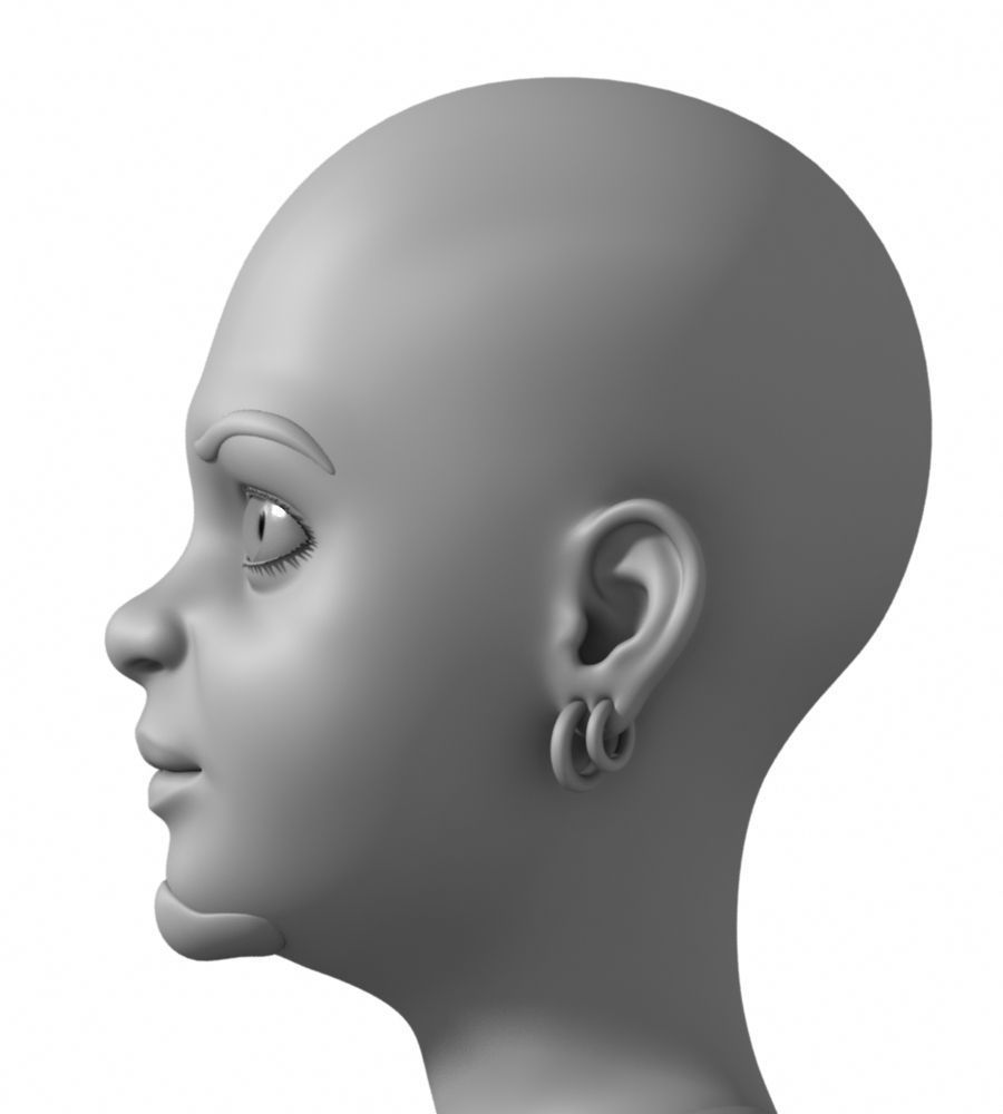 Lurikids cartoon basketball player 3D model_19