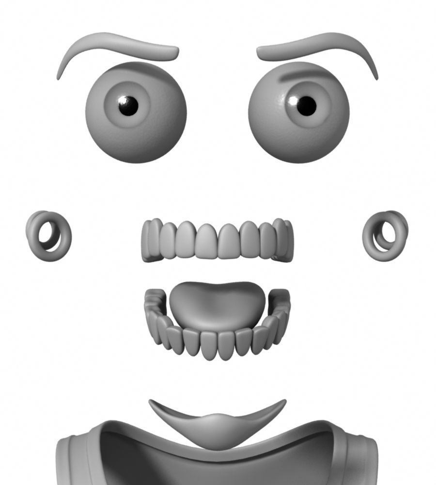 Lurikids cartoon basketball player 3D model_28