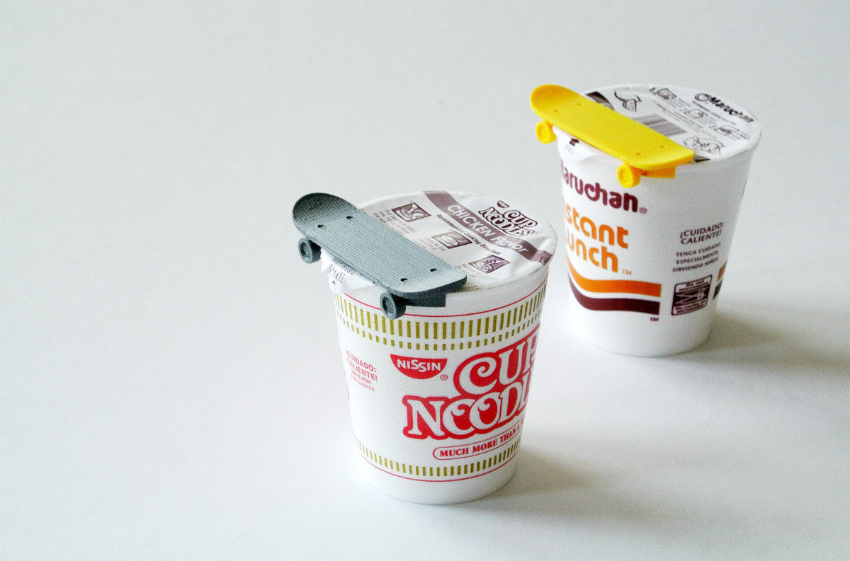 Cup noodle lid holder 3D Model 3D printable .stl