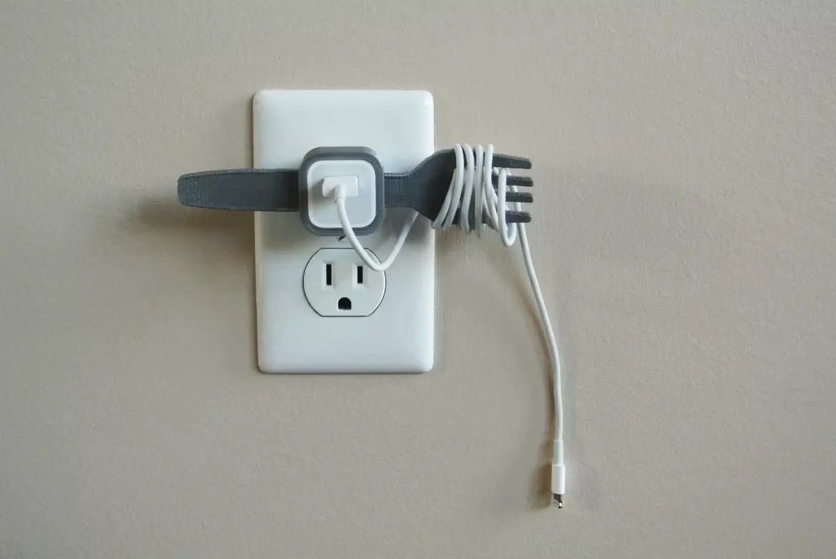 Fork cable organizer 3D print model_0