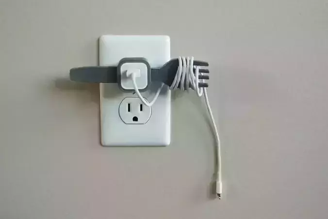 Fork cable organizer 3D print model