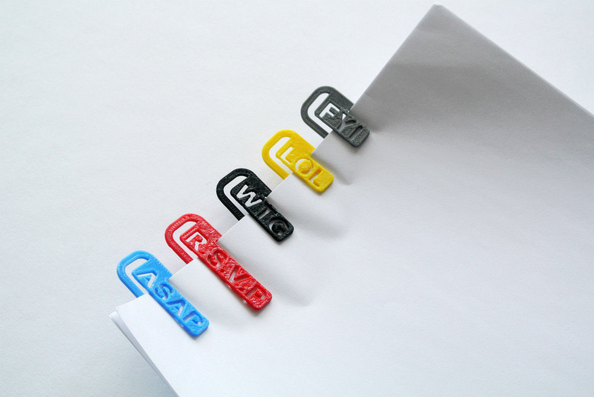 Abbreviation Clip Free 3D print model_1