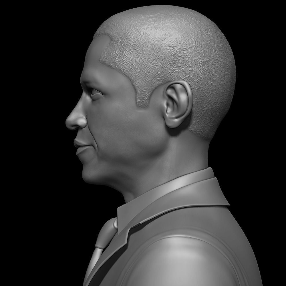 Barack Obama Low-poly 3D model_10