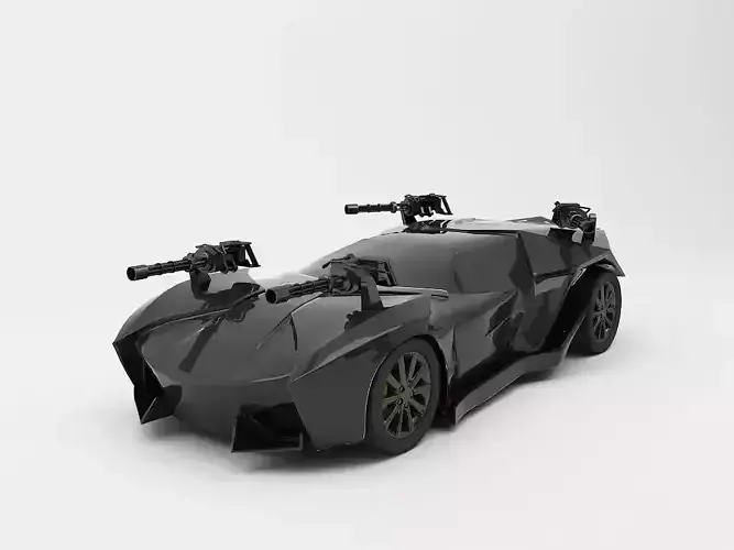 Concept Car 3D Model 3D model