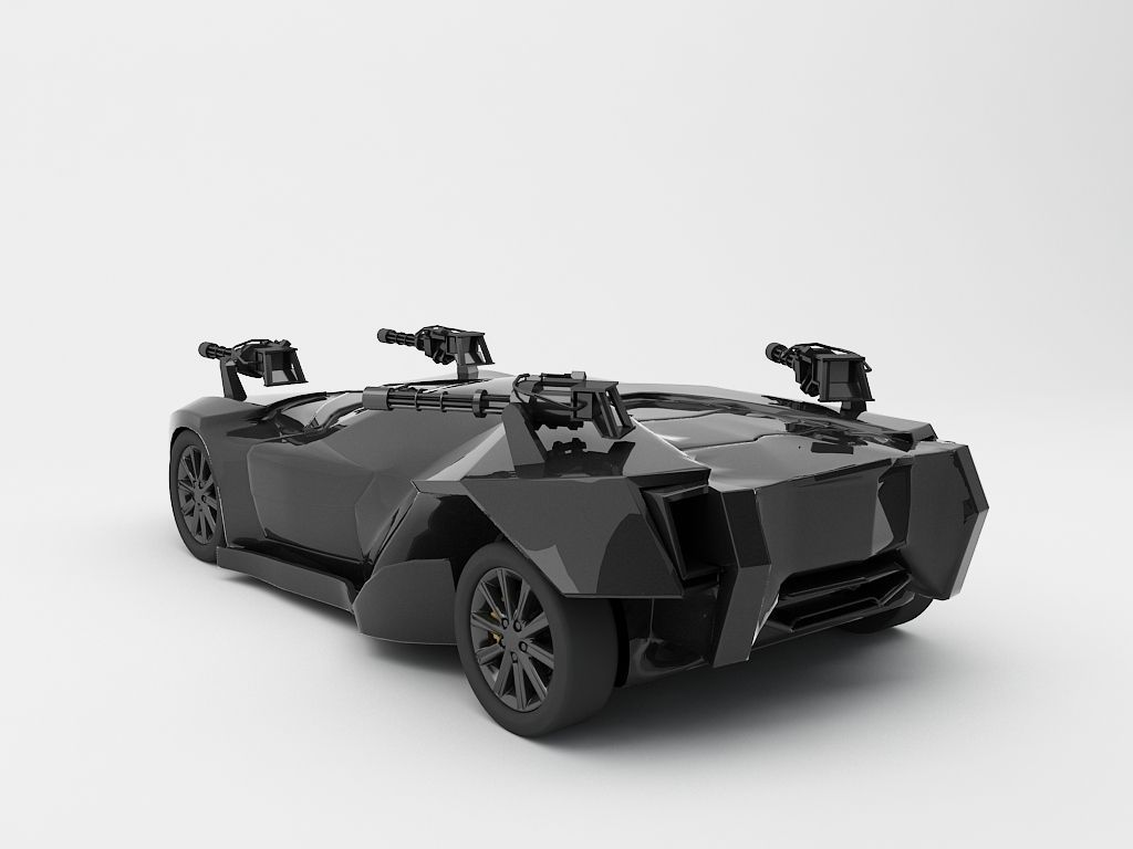 Concept Car 3D Model 3D model_3