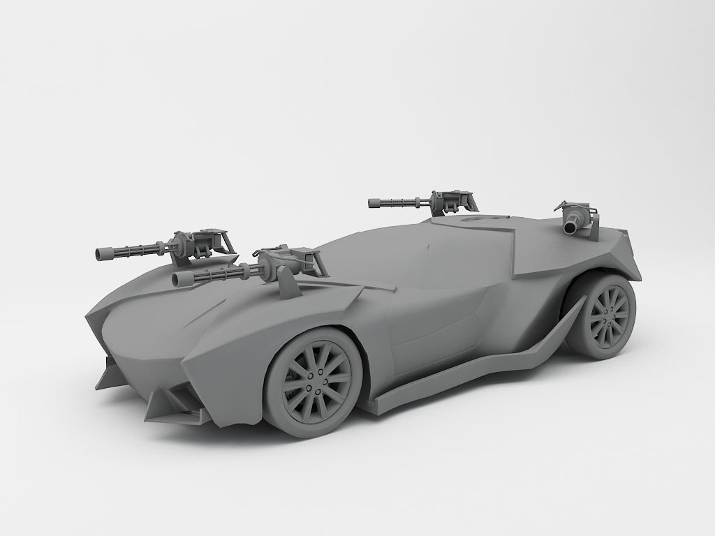Concept Car 3D Model 3D model_4