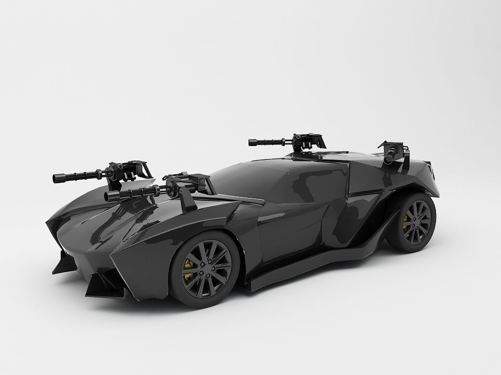 Concept Car 3D Model 3D model_2