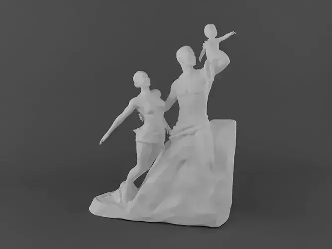 African Renaissance 3D Model