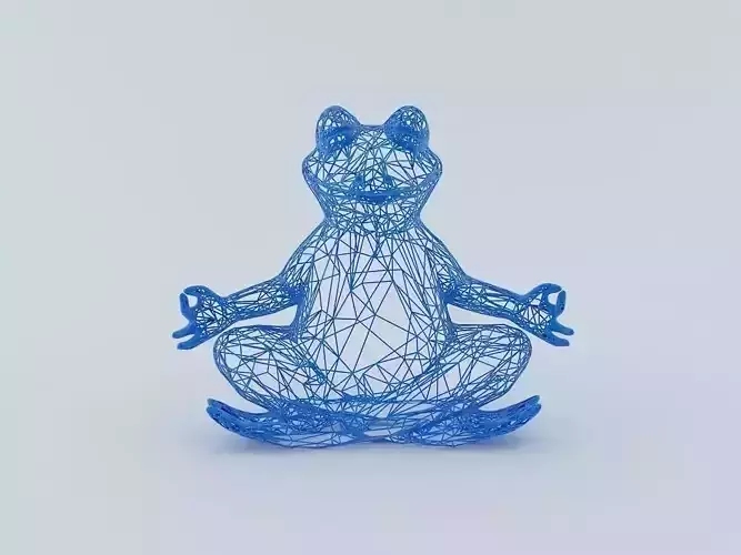 Free Frog Model  Free 3D model