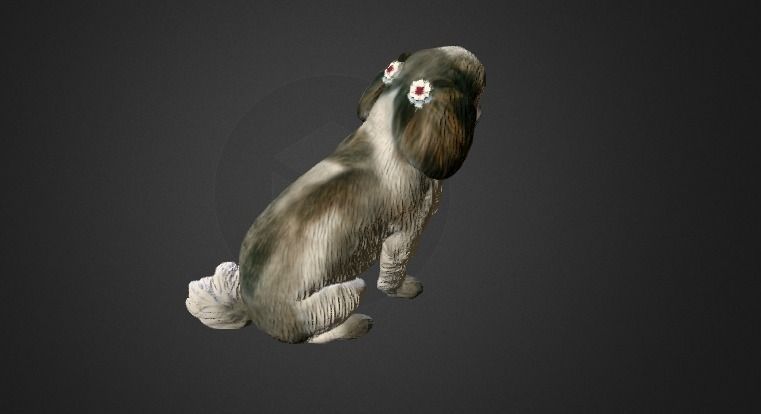 Cute Dog A 3D print model_1