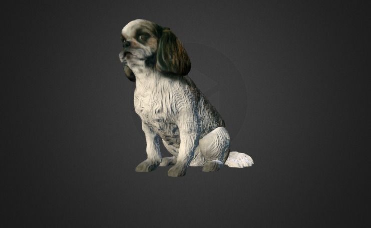 Cute Dog A 3D print model_2