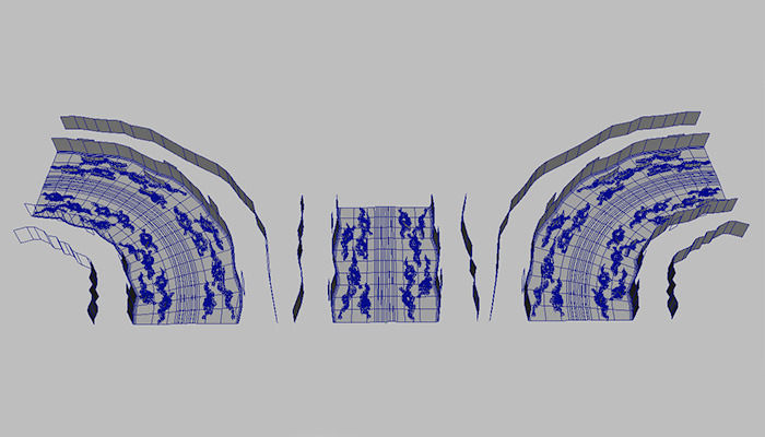 Railway Tracks Pack Low-poly 3D model_5