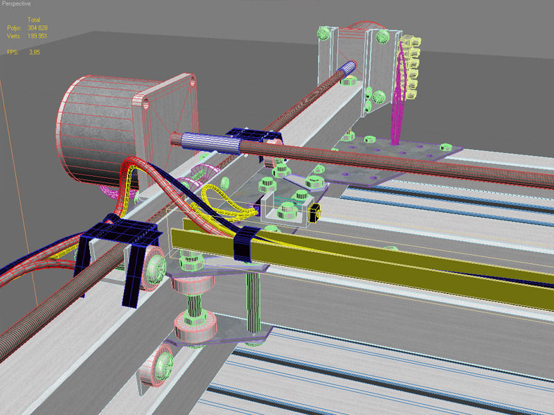 CNC router homebuild 3D model_4