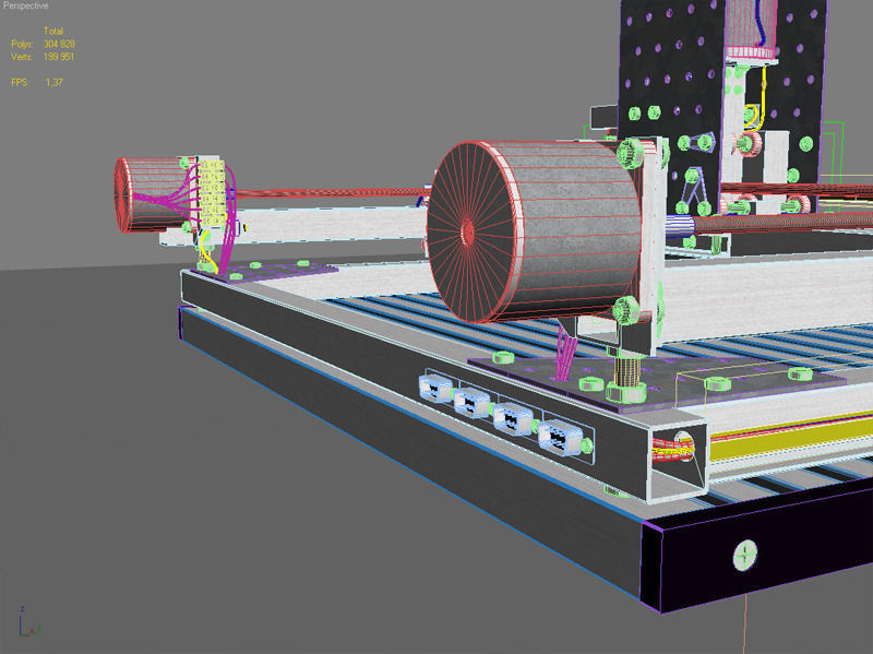 CNC router homebuild 3D model_6