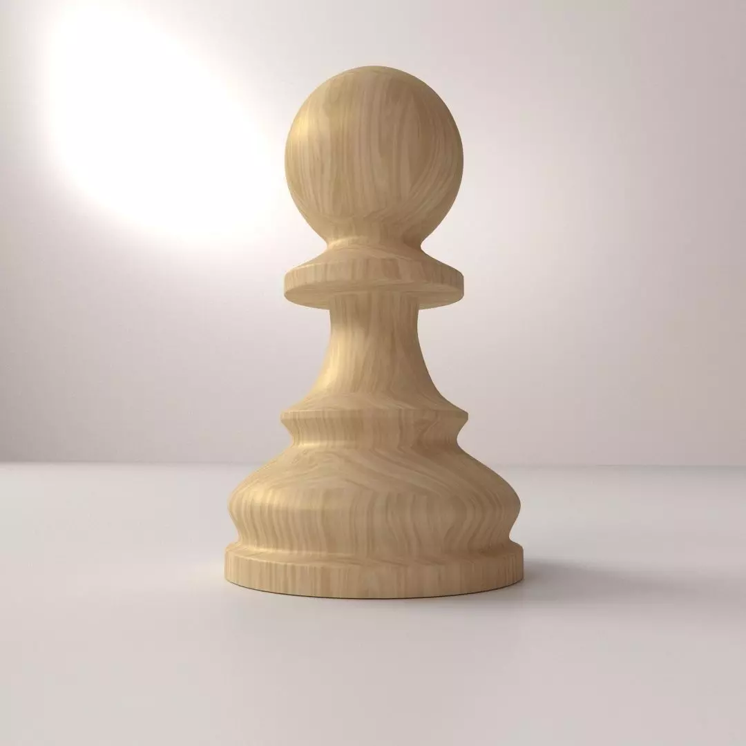 Pawn Pieces 3D model_0