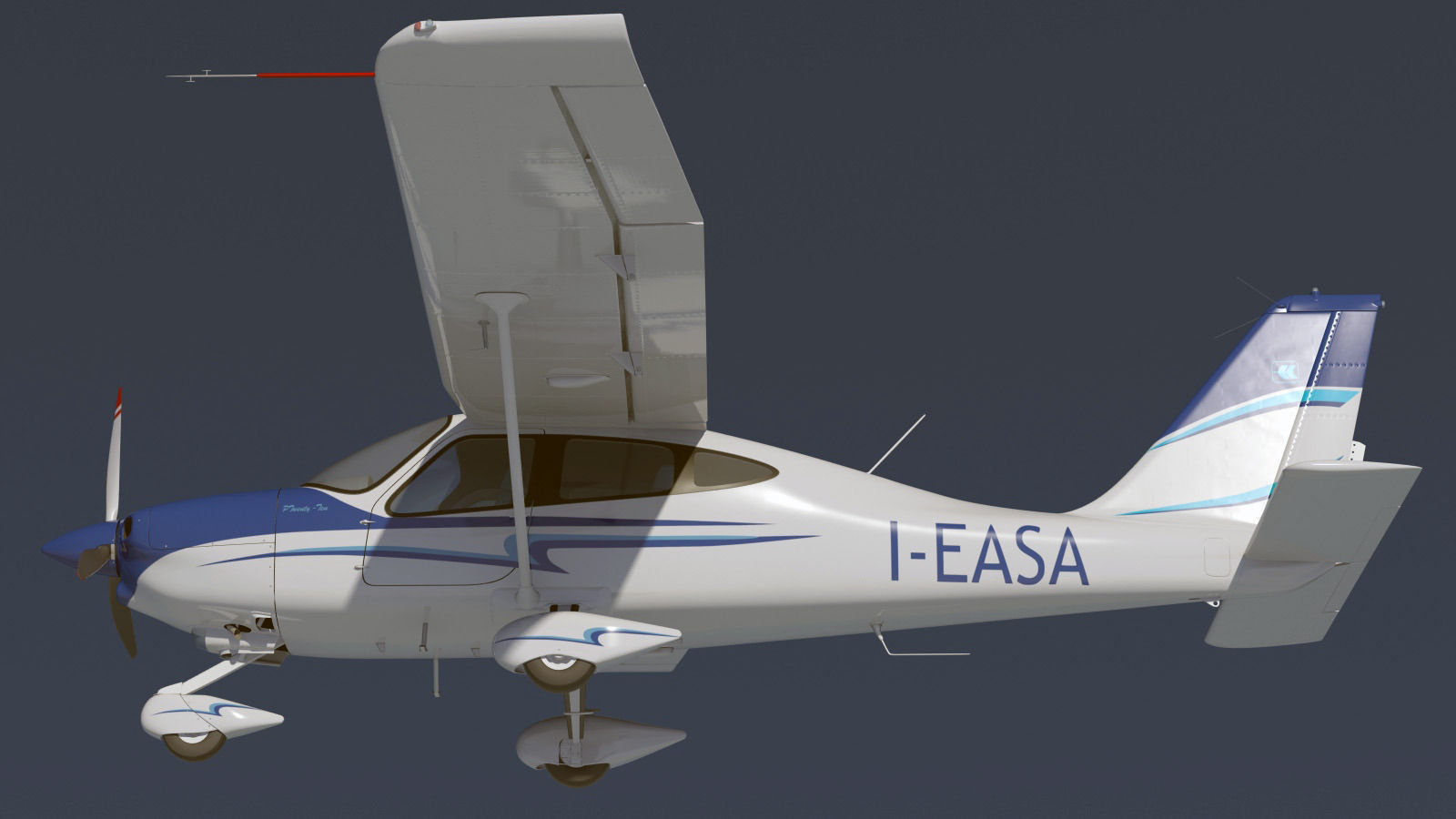 Tecnam P2010 3D model_15