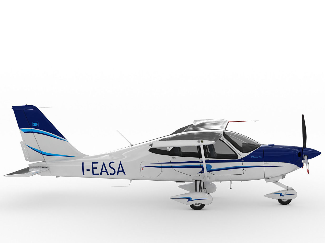 Tecnam P2010 3D model_3