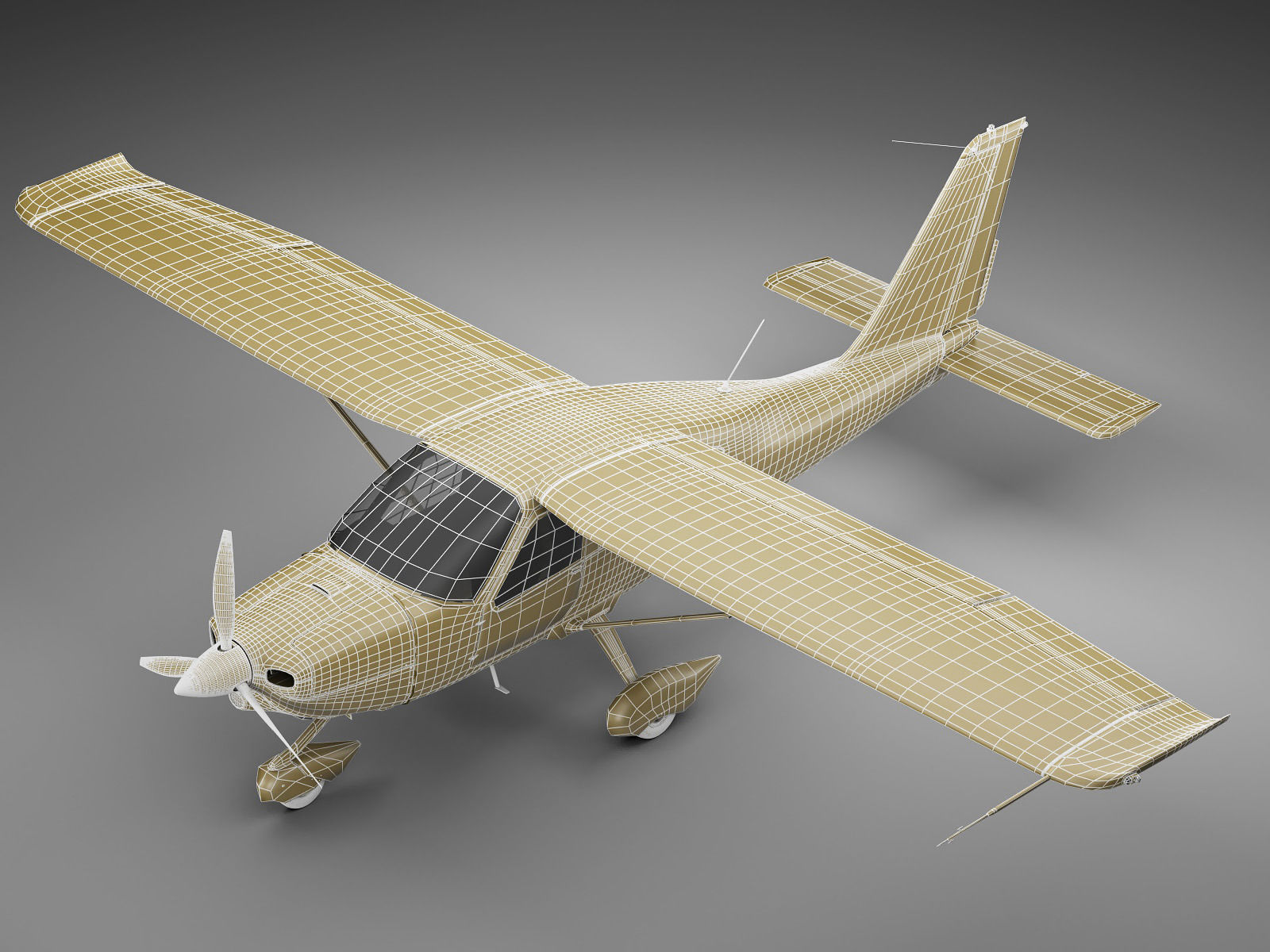 Tecnam P2010 3D model_21