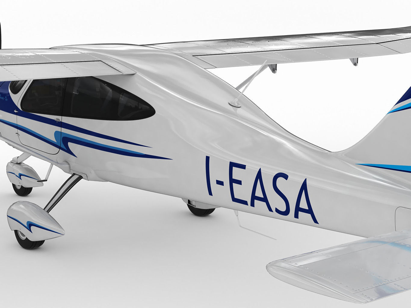 Tecnam P2010 3D model_9