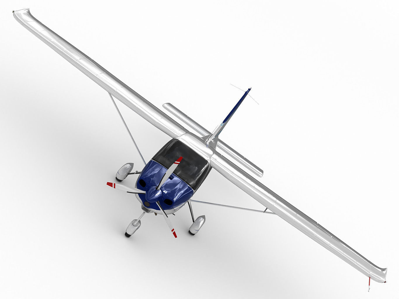 Tecnam P2010 3D model_7