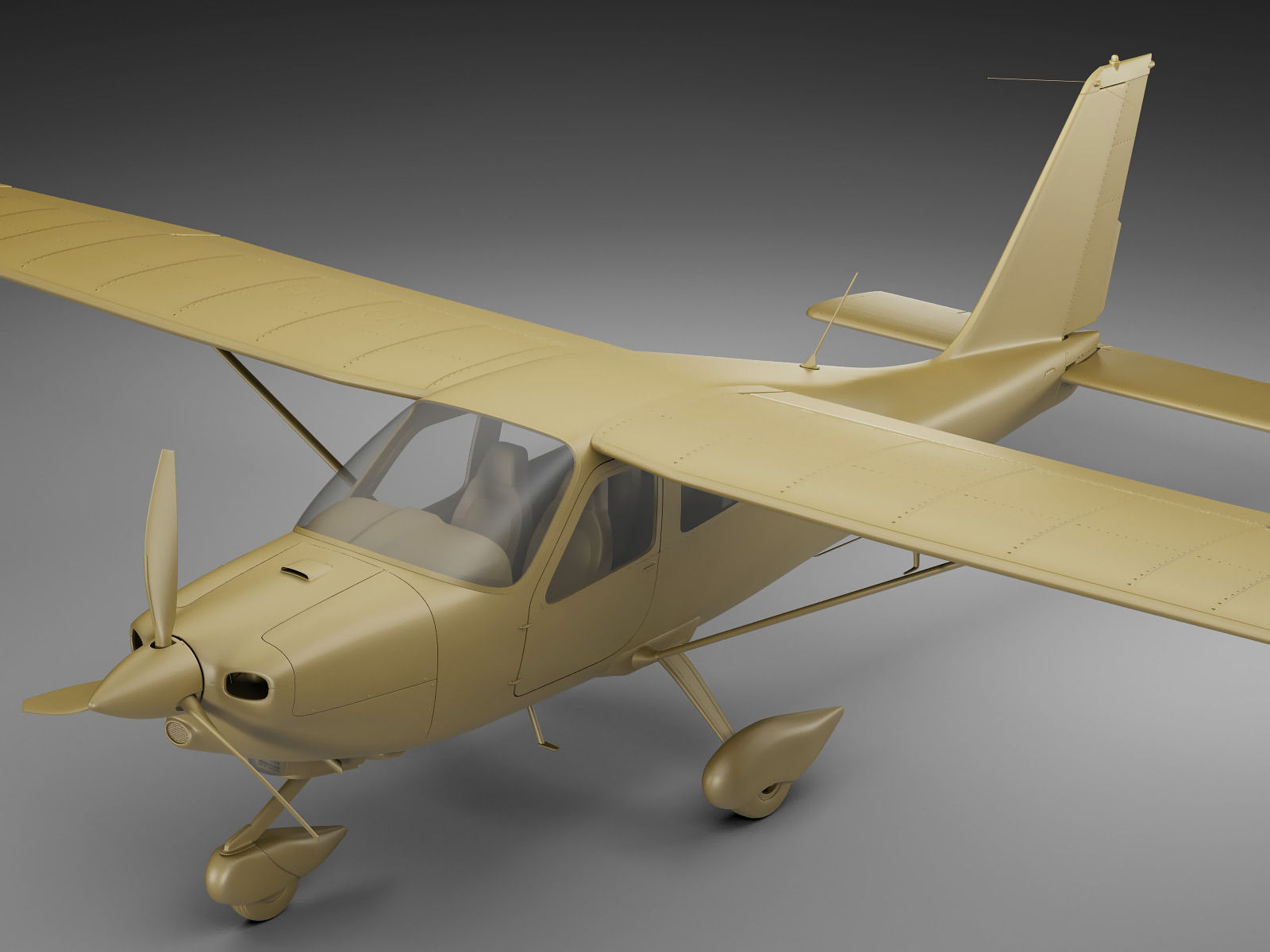 Tecnam P2010 3D model_16