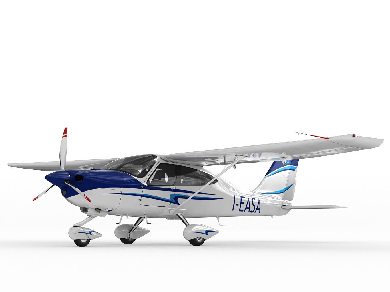 Tecnam P2010 3D model_10