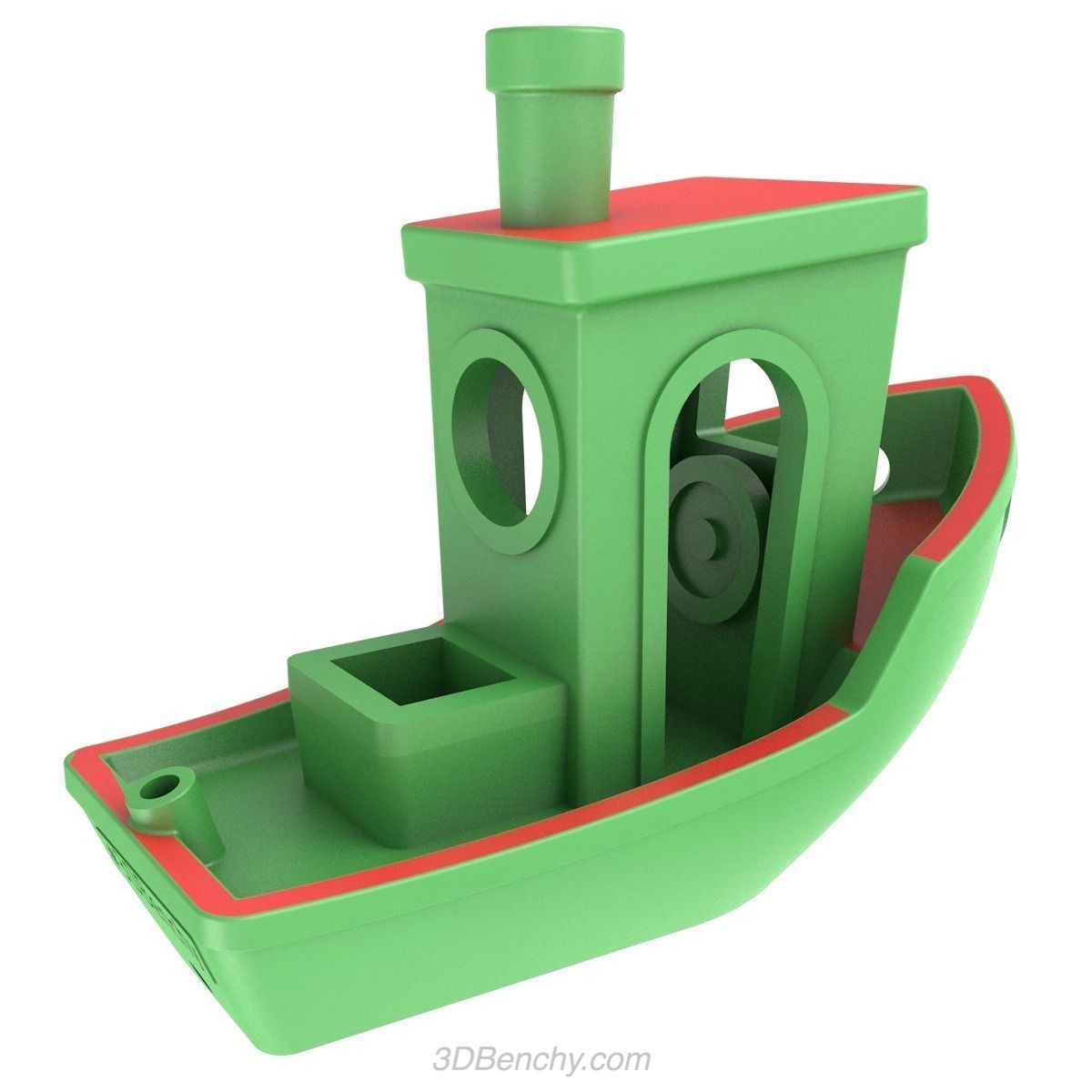 3DBenchy - The jolly 3D printing torture-test Free 3D print model_5