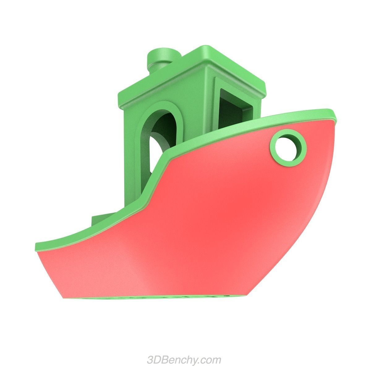 3DBenchy - The jolly 3D printing torture-test Free 3D print model_3