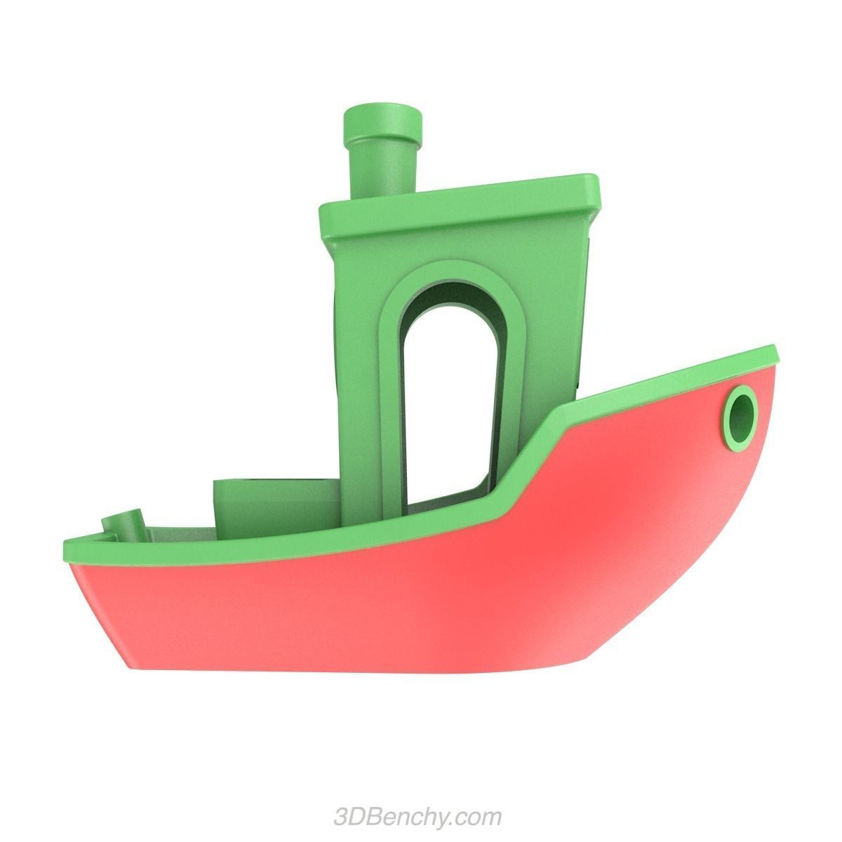 3DBenchy - The jolly 3D printing torture-test Free 3D print model_2