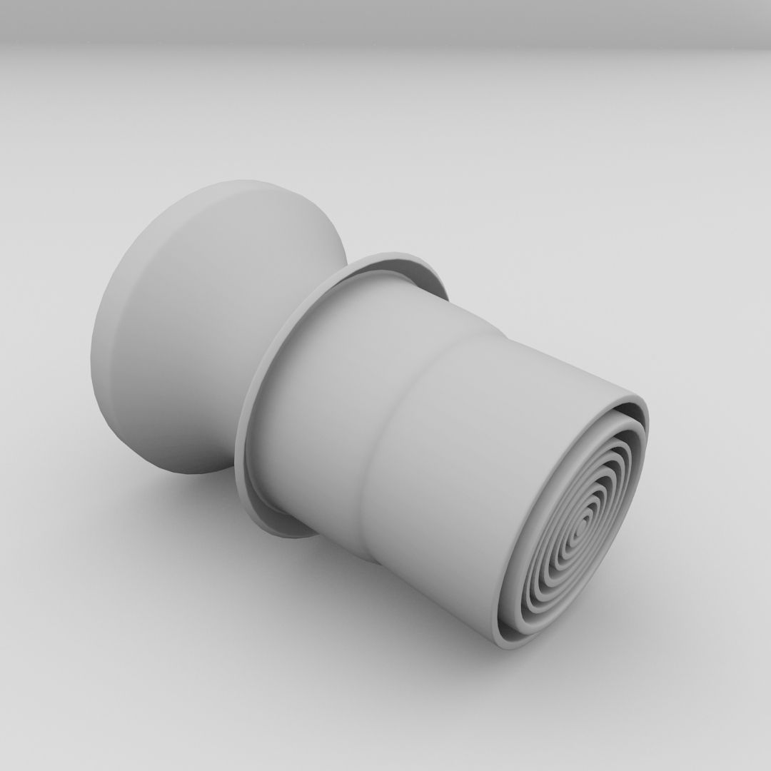 Car Cigar Lighter 3D model_3