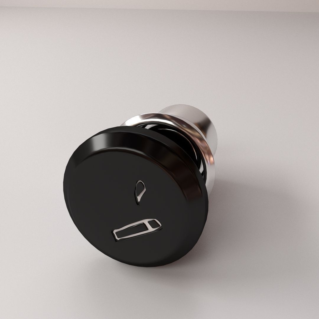 Car Cigar Lighter 3D model_2