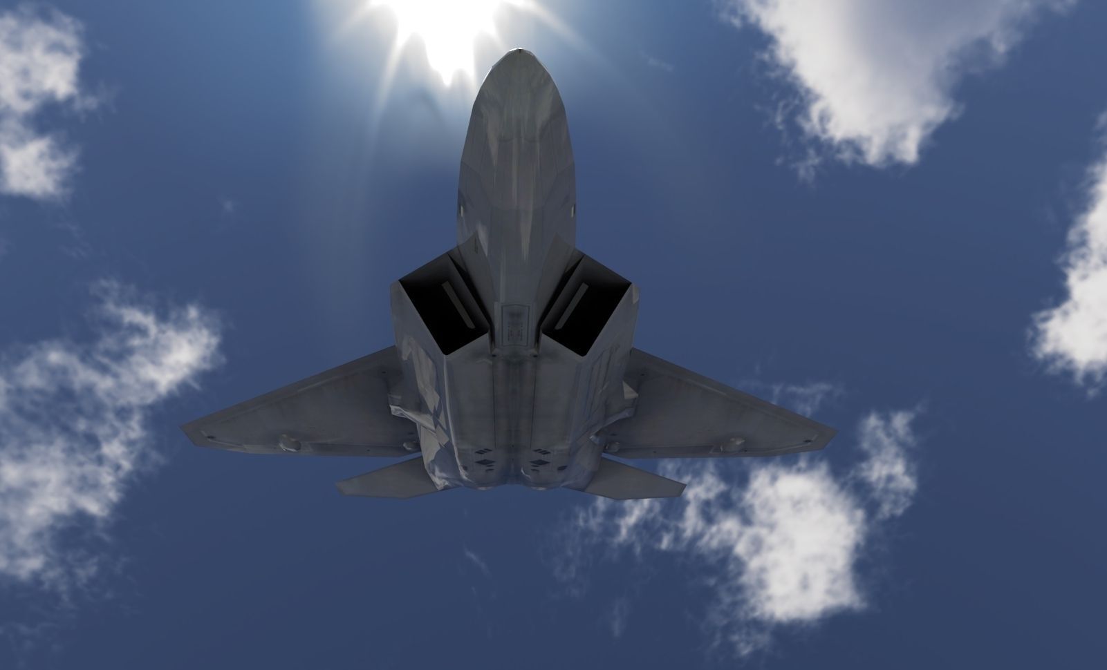 FA22 Raptor 3D model_2