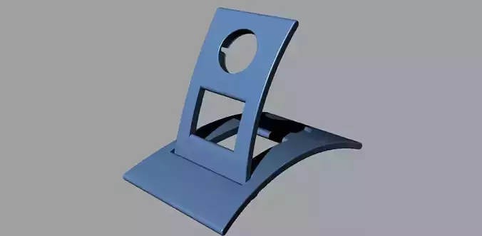 Rebatible-Dock ipad stand no 3D print model