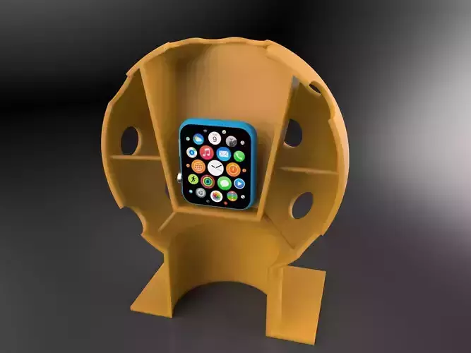 Apple Sphere holder 3D print model