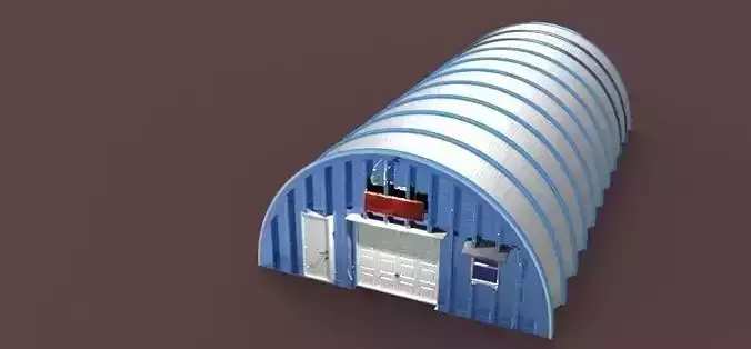 Capannone metal shed