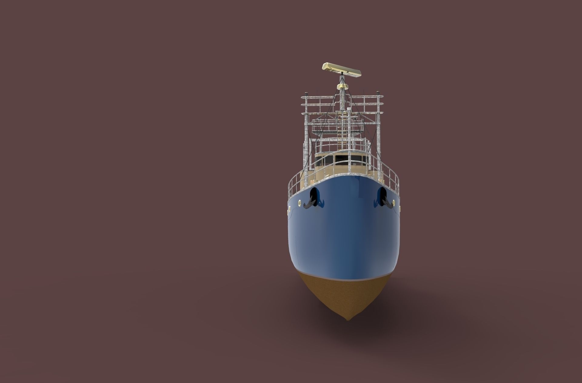 Nave Ricerca Free 3D model_4