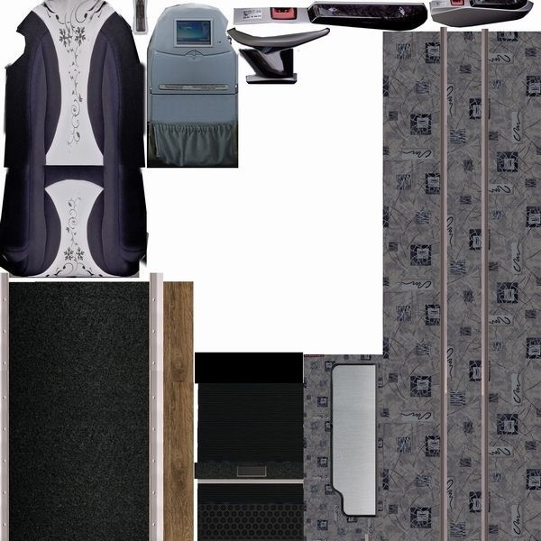 Setra S 516 HDH Low-poly 3D model_21