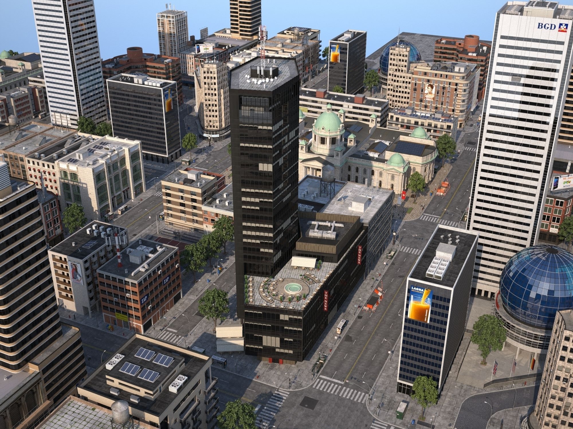 City KC5 3D model | CGTrader