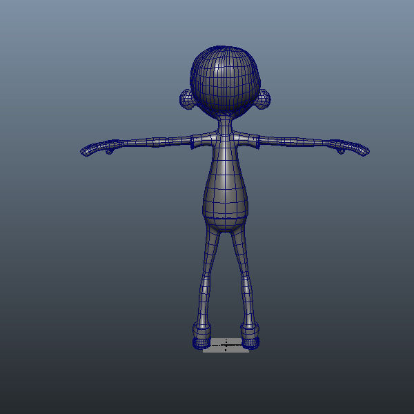 Ronnie cartoon guy rigged 3D model_3