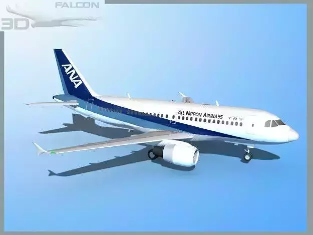 Falcon3D A319 All Nippon Airways