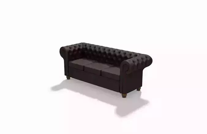 chesterfield sofa 3D model