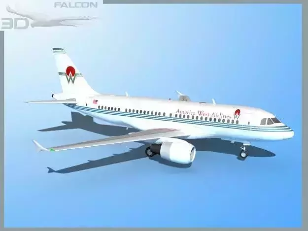 Falcon3D A319 America West Airlines