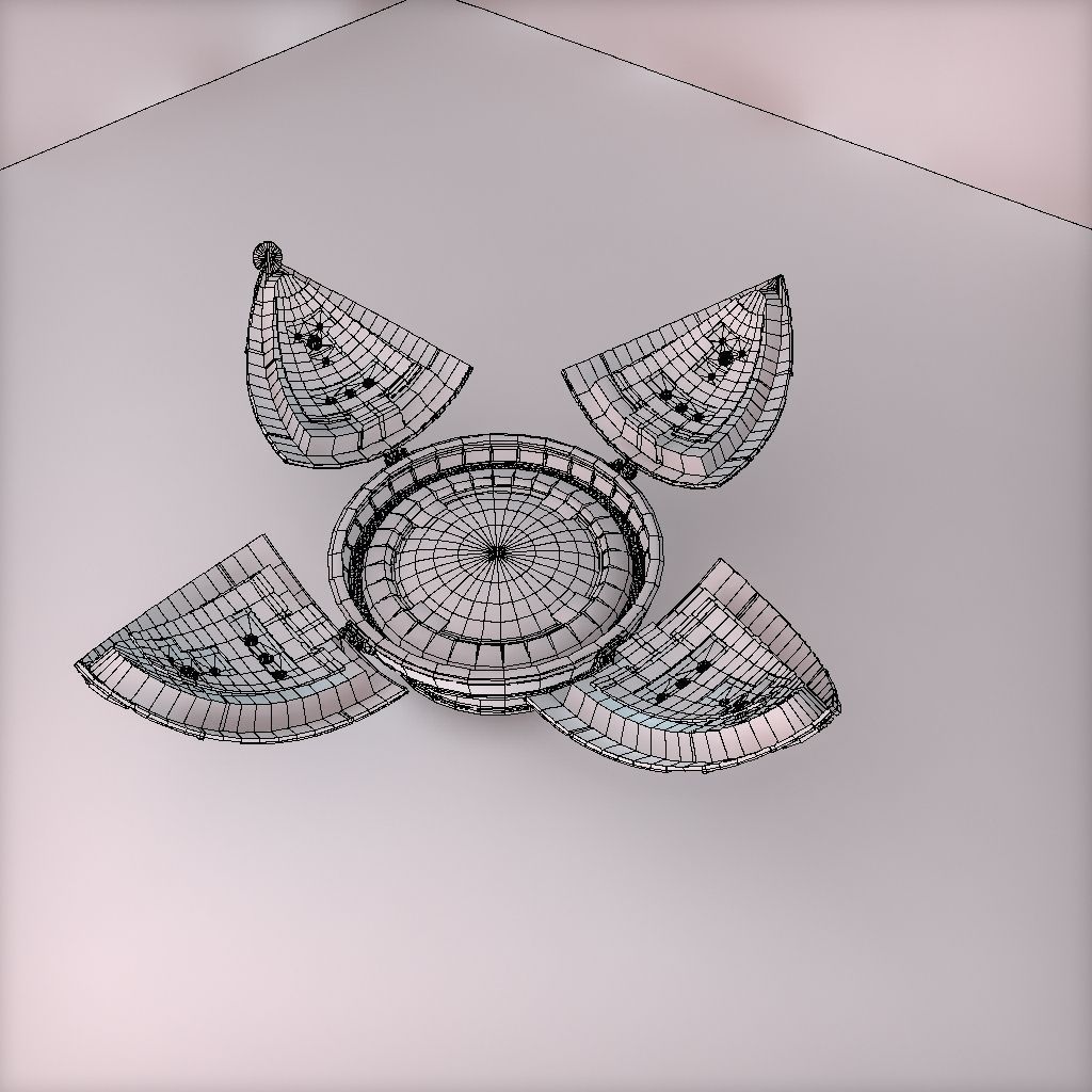 Holographic Projector 3D model_4