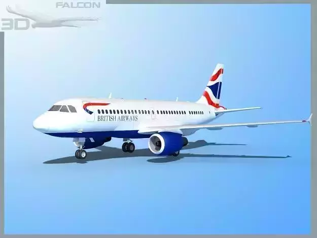 Falcon3D A319 British Airways