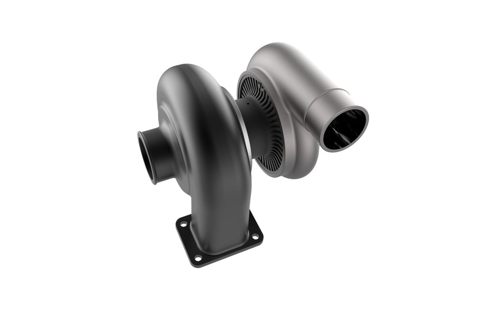 Turbocharger turbo 3D print model_15