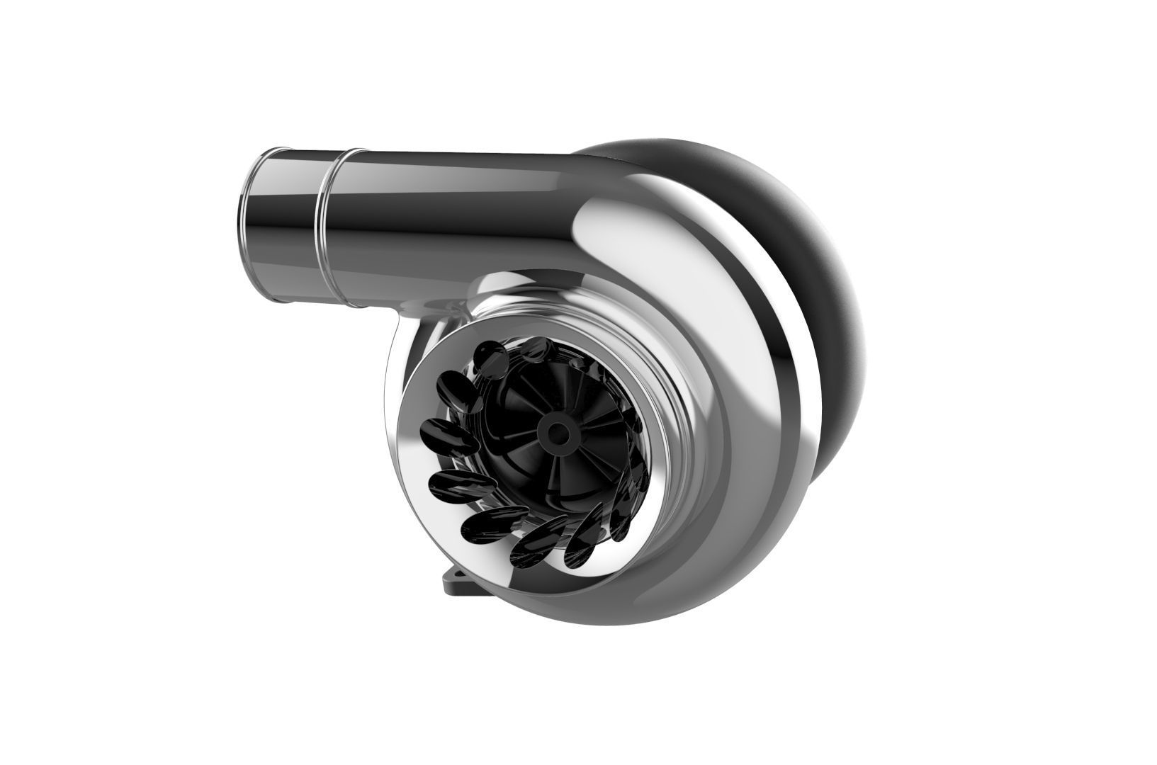 Turbocharger turbo 3D print model_31