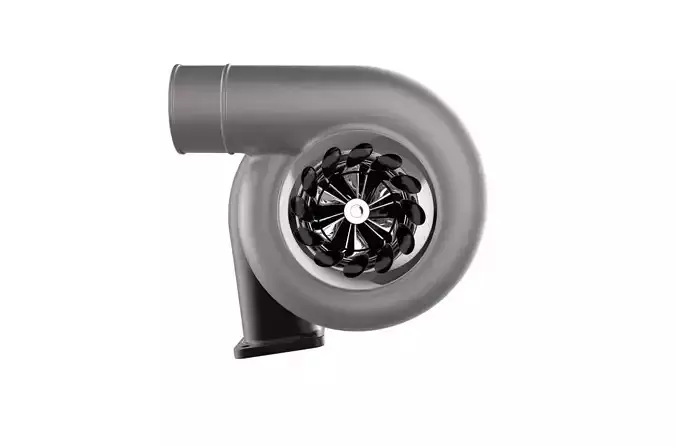 Turbocharger turbo 3D print model
