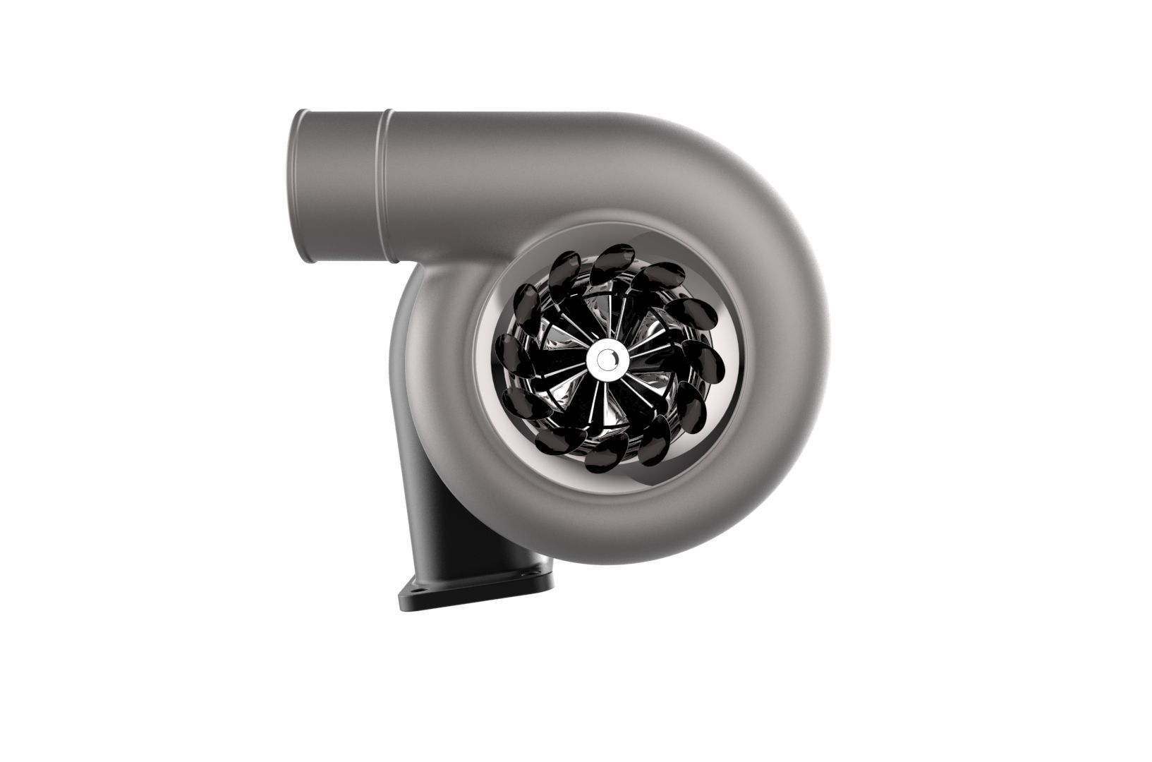 3d Printable Model Housing Turbocharger Cgtrader