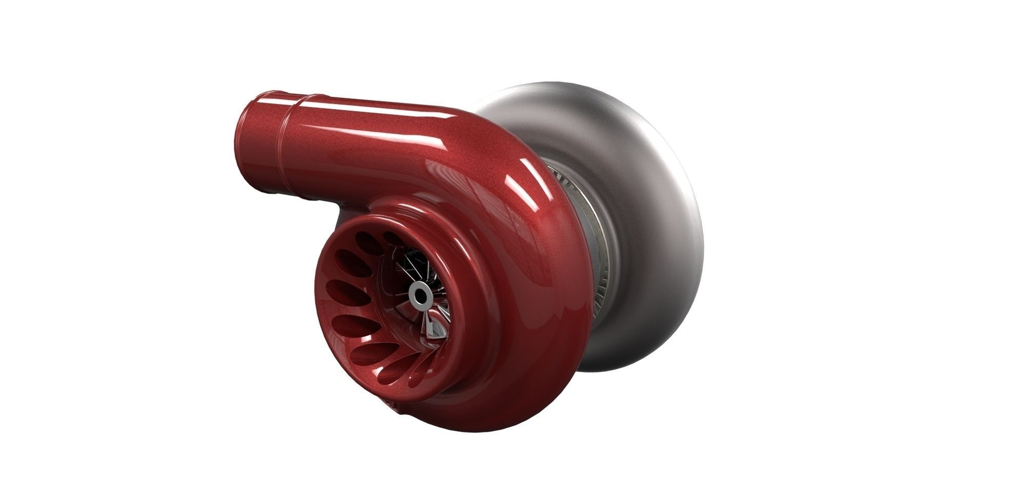 Turbocharger turbo 3D print model_39